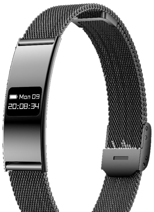 B8 Smart Band — Mesh Metal Strap