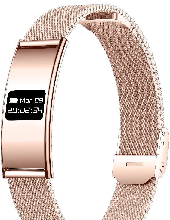 B8 Smart Band — Mesh Metal Strap