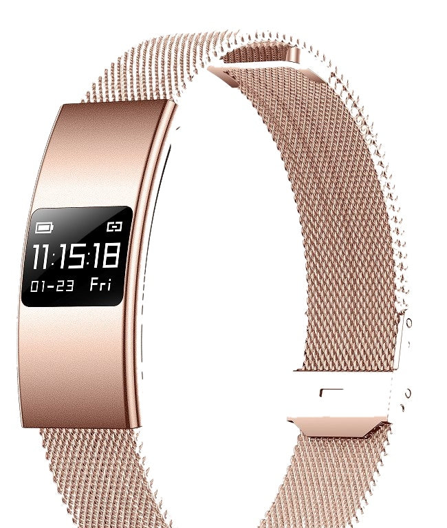 B9 Smart Band — Mesh Metal Strap