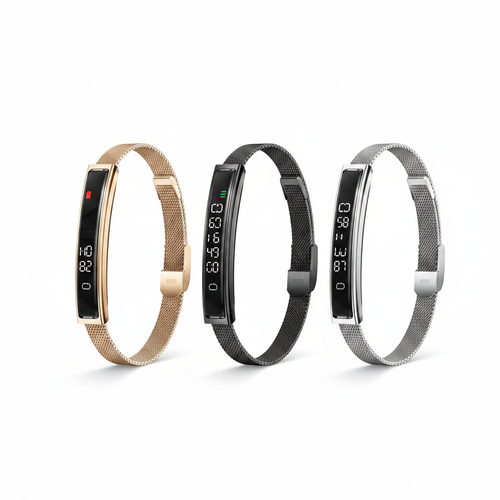 B3 Smart Band Mesh Metal Strap - Gold, Black, Silver