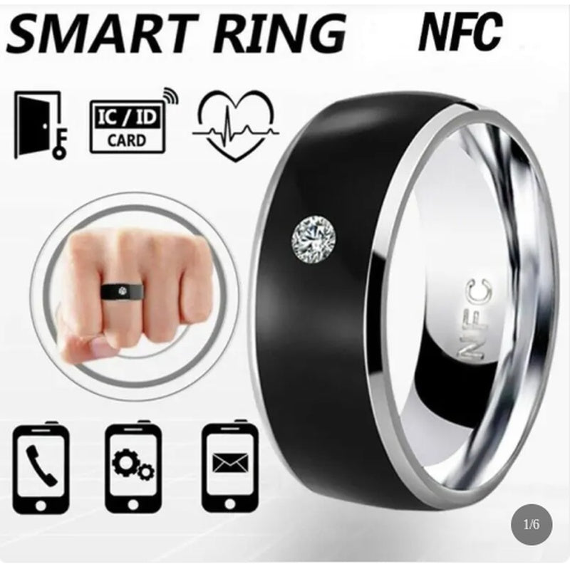 NFC Smart Ring – Multifunctional Health Tracker, Waterproof, Unisex