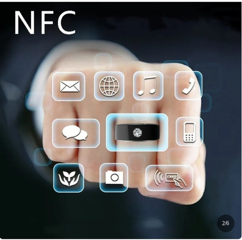 NFC Smart Ring – Multifunctional Health Tracker, Waterproof, Unisex